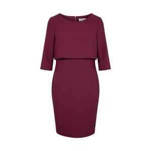 The Fold London Northcote Dress Plum Size‎ UK 16
